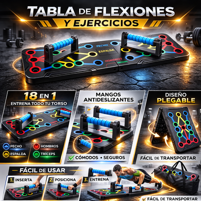 TABLA DE FLEXIONES Y EJERCICIOS